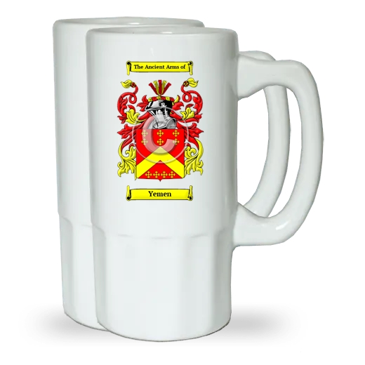 Yemen Pair of Beer Steins