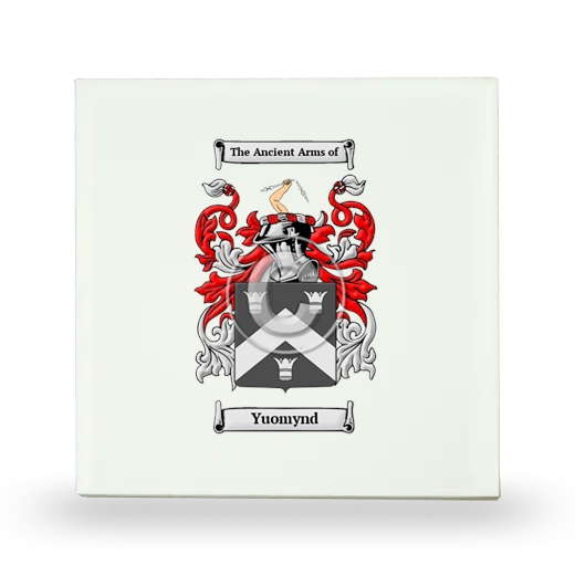 Yuomynd Small Ceramic Tile with Coat of Arms