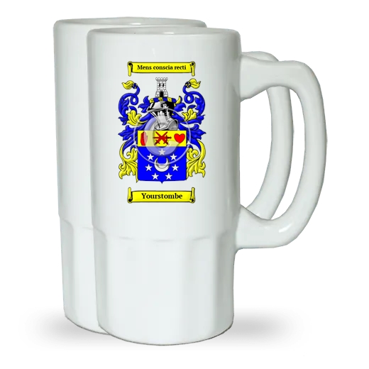 Yourstombe Pair of Beer Steins