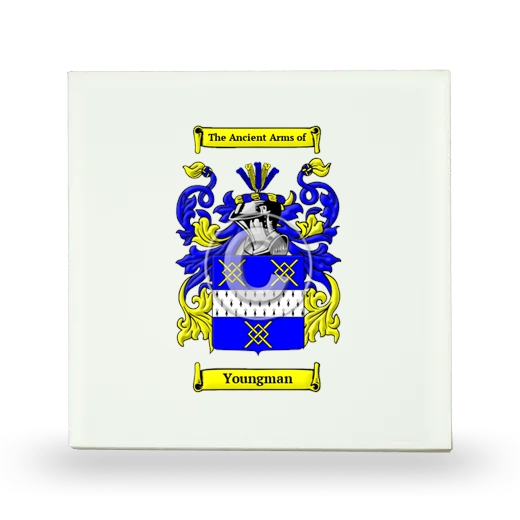 Youngman Small Ceramic Tile with Coat of Arms