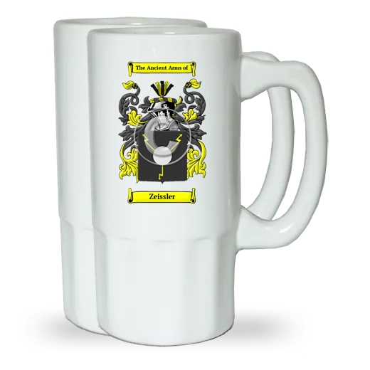 Zeissler Pair of Beer Steins