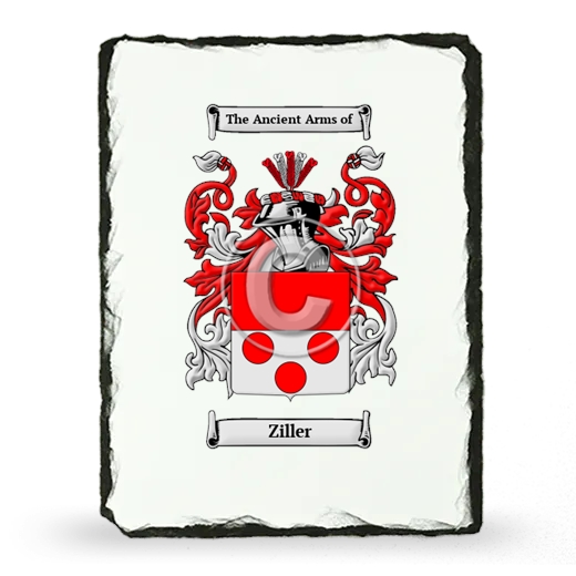 Ziller Coat of Arms Slate