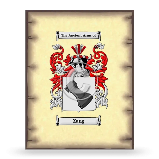 Zang Coat of Arms Print