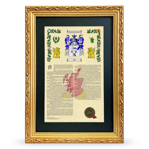 Asi Deluxe Armorial Framed - Gold