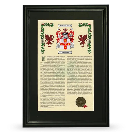 Eppadhan Deluxe Armorial Framed - Black