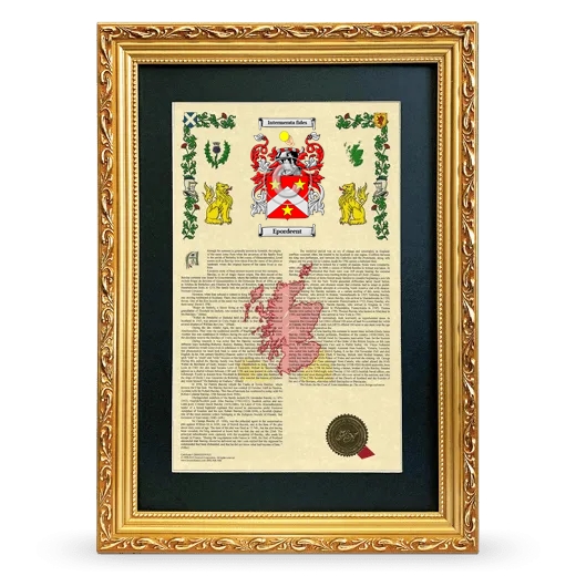 Epordeent Deluxe Armorial Framed - Gold