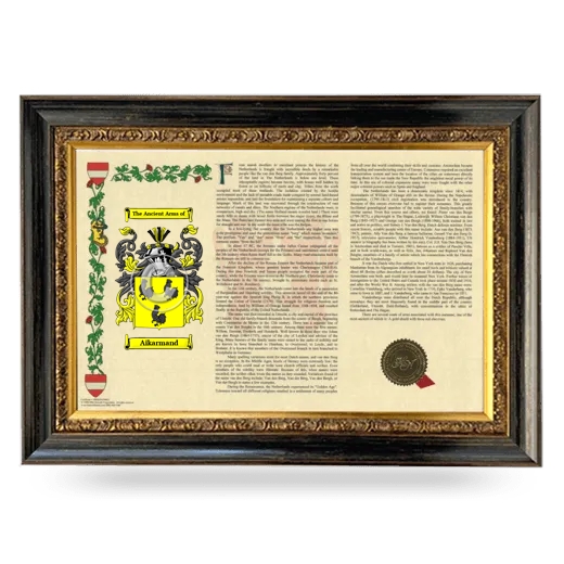 Aikarmand Armorial Landscape Framed - Heirloom