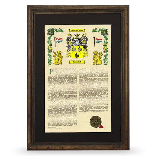 Ecermind Deluxe Armorial Framed - Brown