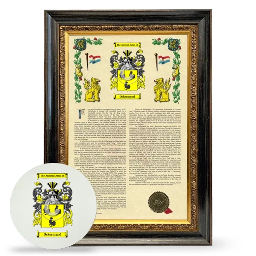 Ockermynd Framed Armorial History and Mouse Pad - Heirloom