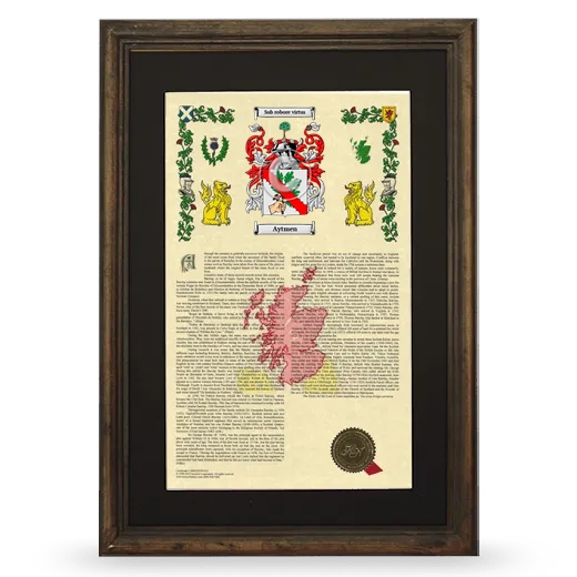 Aytmen Deluxe Armorial Framed - Brown