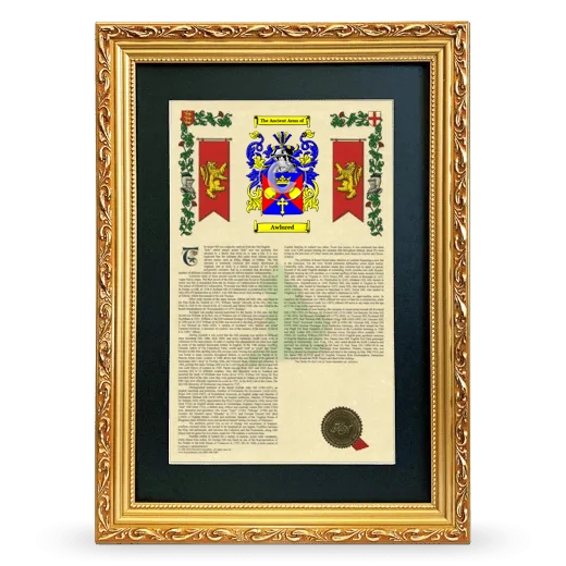 Awlured Deluxe Armorial Framed - Gold