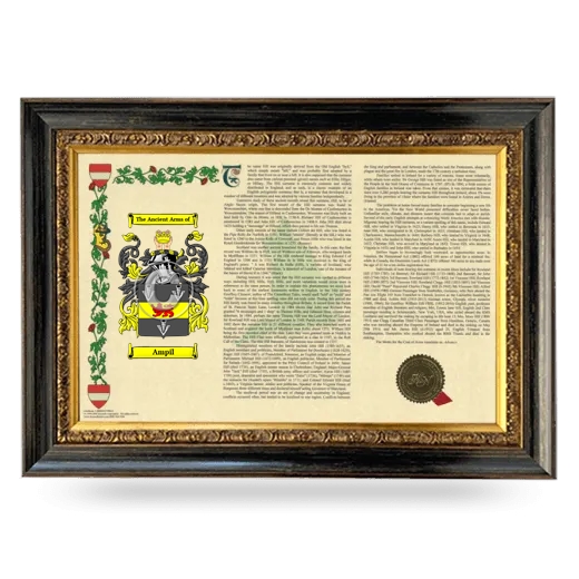 Ampil Armorial Landscape Framed - Heirloom