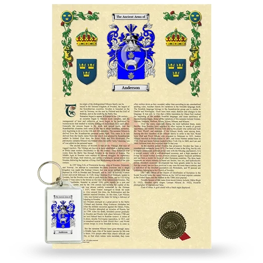 Armorial History and Keychain Package