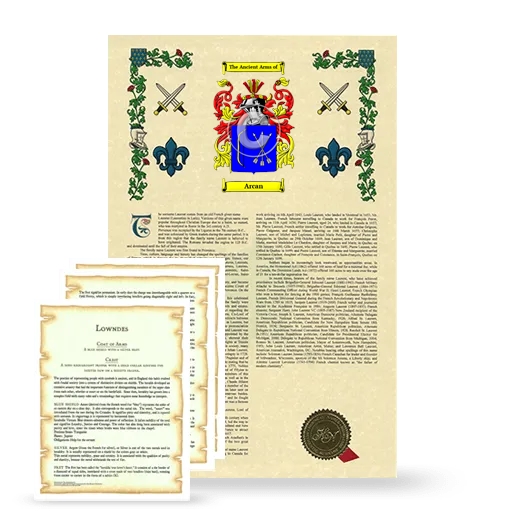 Arcan Armorial History and Symbolism package