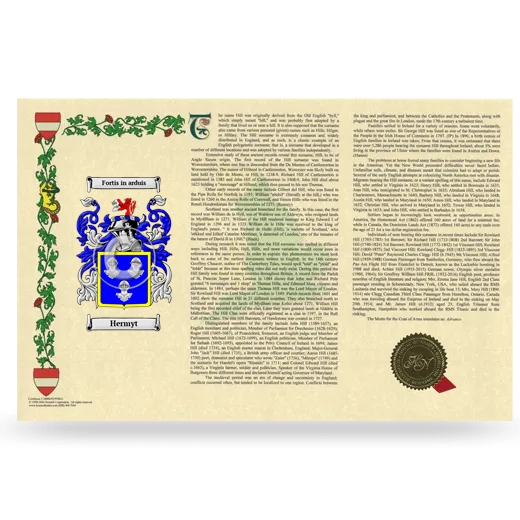 Hermyt Armorial History Landscape Style