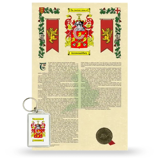 Arrowsmithey Armorial History and Keychain Package