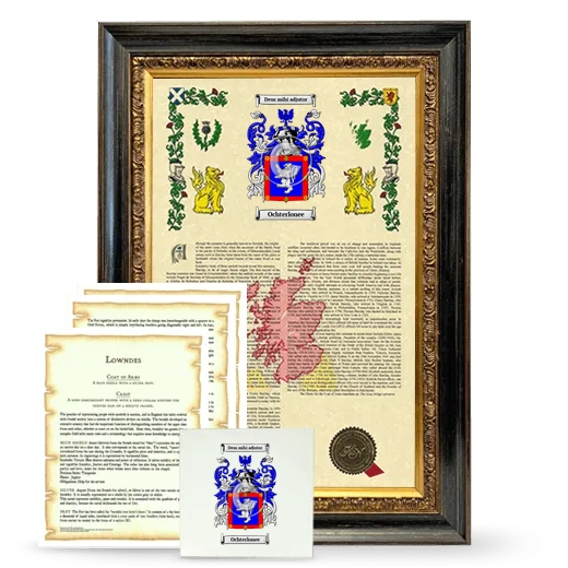 Ochterlonee Framed Armorial, Symbolism and Large Tile - Heirloom