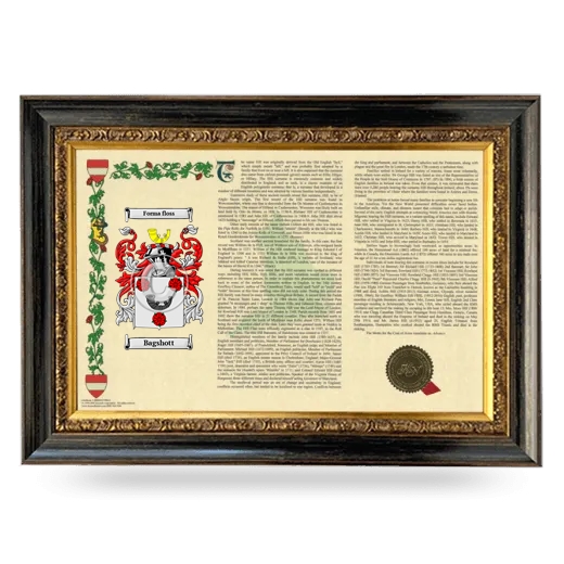 Bagshott Armorial Landscape Framed - Heirloom