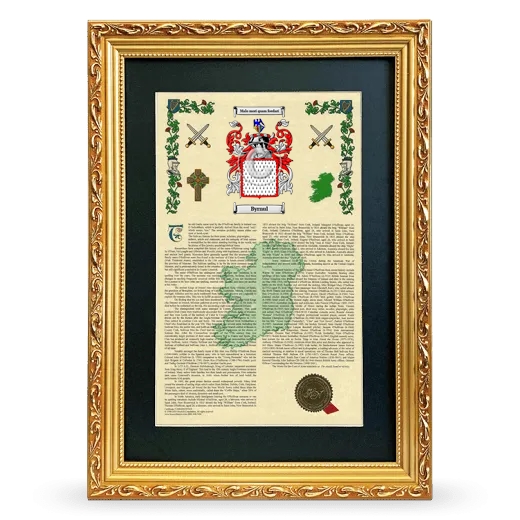 Byrnul Deluxe Armorial Framed - Gold