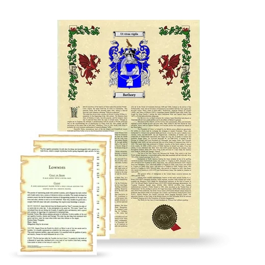 Bathory Armorial History and Symbolism package