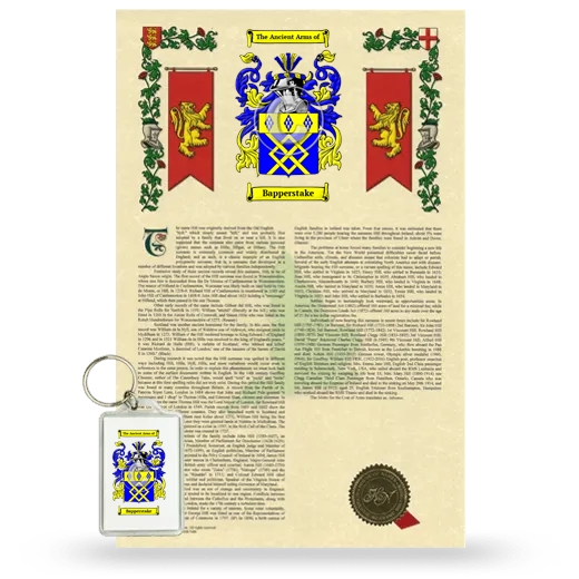 Bapperstake Armorial History and Keychain Package