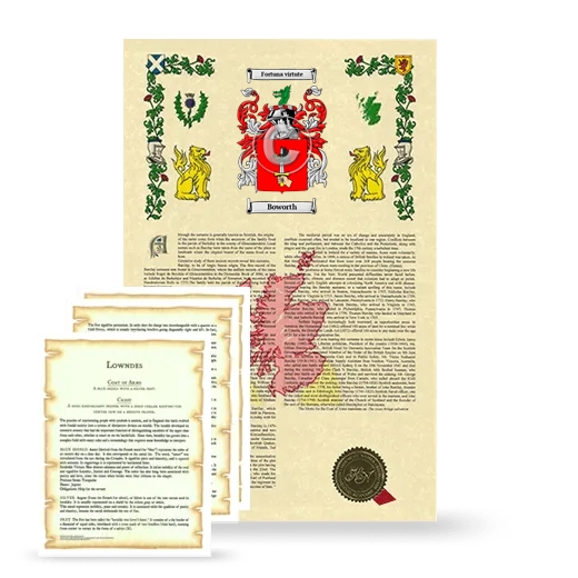 Boworth Armorial History and Symbolism package