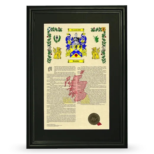 Beuylay Deluxe Armorial Framed - Black