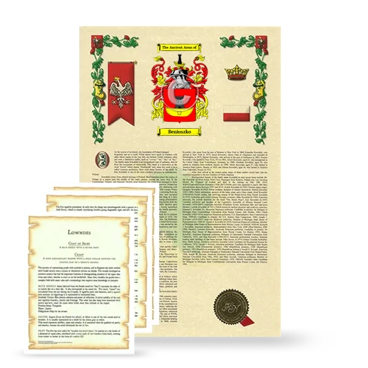 Beniuszko Armorial History and Symbolism package