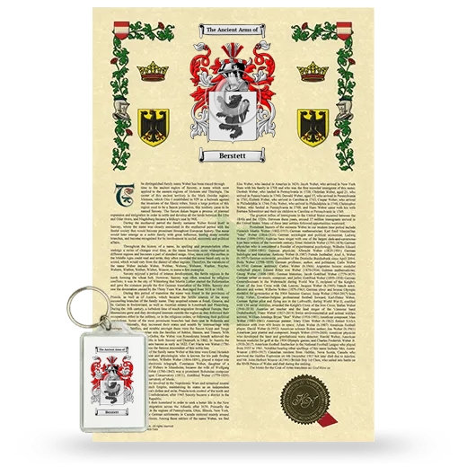 Berstett Armorial History and Keychain Package