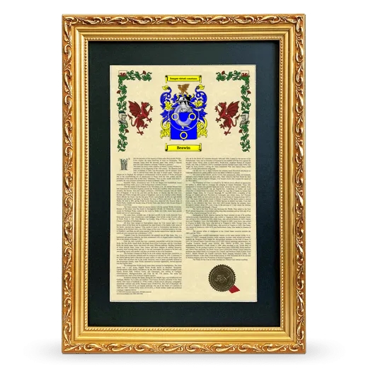 Beawin Deluxe Armorial Framed - Gold