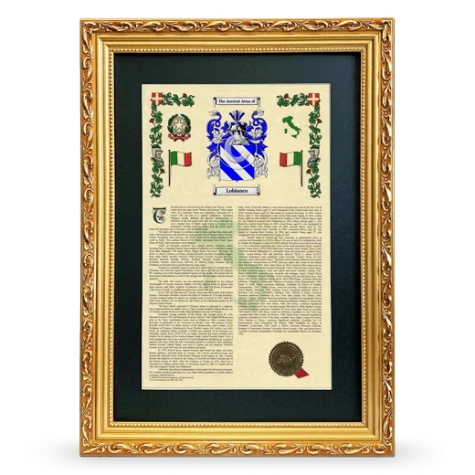 Lobianco Deluxe Armorial Framed - Gold