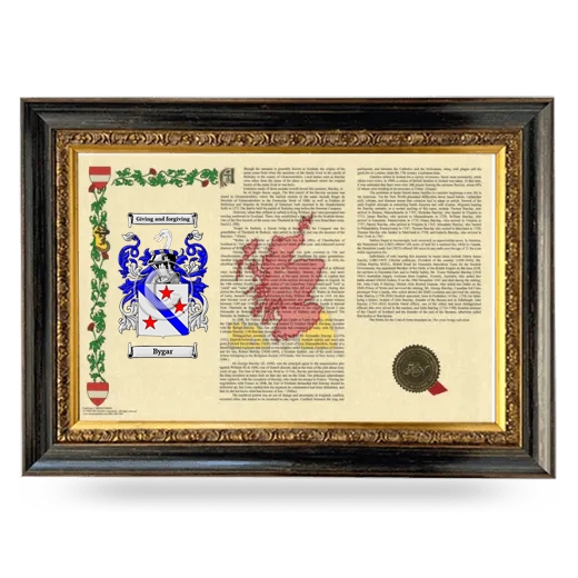 Bygar Armorial Landscape Framed - Heirloom