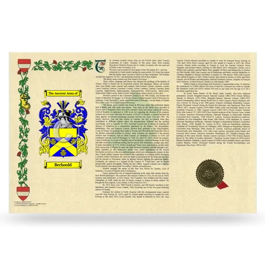 Bechould Armorial History Landscape Style