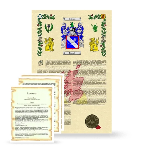 Busset Armorial History and Symbolism package