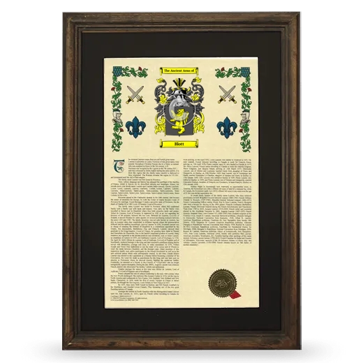 Blott Deluxe Armorial Framed - Brown