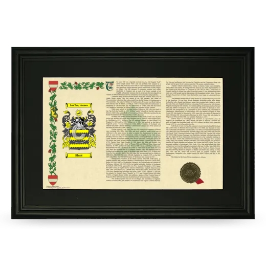 Blunt Deluxe Armorial Landscape Framed- Black