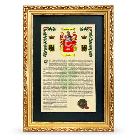 Bohlin Deluxe Armorial Framed - Gold