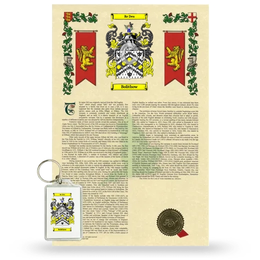 Bolithow Armorial History and Keychain Package