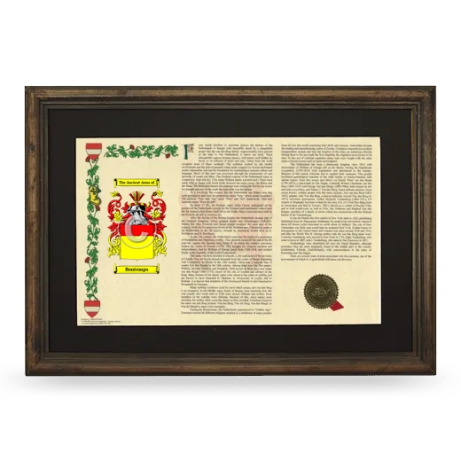 Bontemps Deluxe Armorial Landscape Framed - Brown