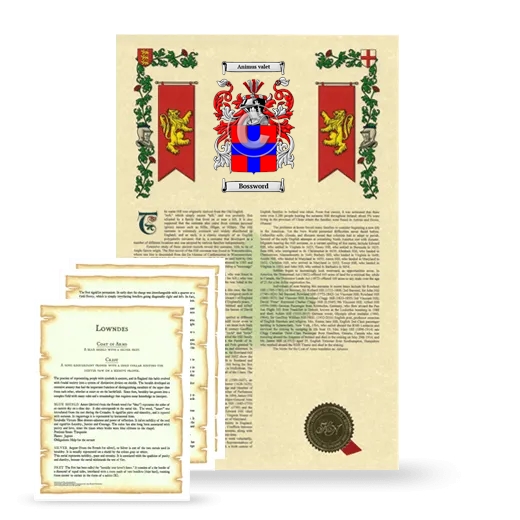 Bossword Armorial History and Symbolism package