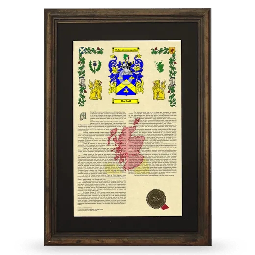 Bothuil Deluxe Armorial Framed - Brown