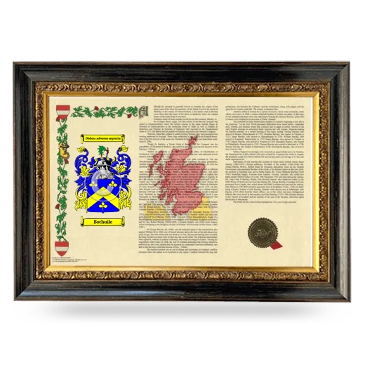 Bothuile Armorial Landscape Framed - Heirloom