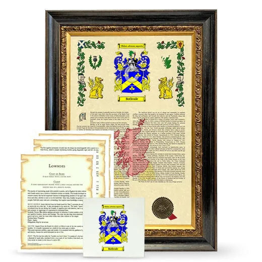 Bothvale Framed Armorial, Symbolism and Large Tile - Heirloom