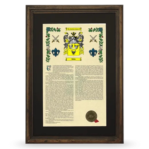 Buba Deluxe Armorial Framed - Brown