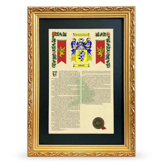 Boksull Deluxe Armorial Framed - Gold