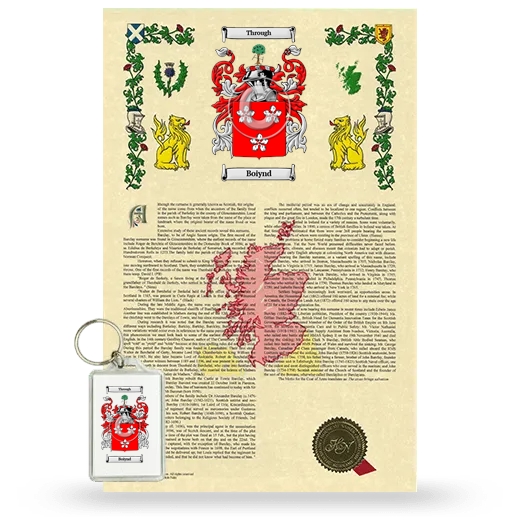 Boiynd Armorial History and Keychain Package