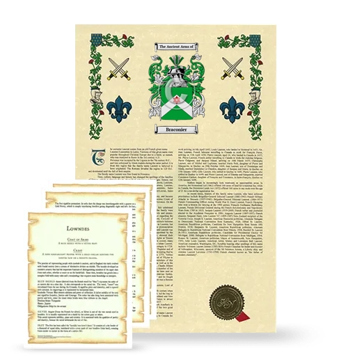 Braconier Armorial History and Symbolism package
