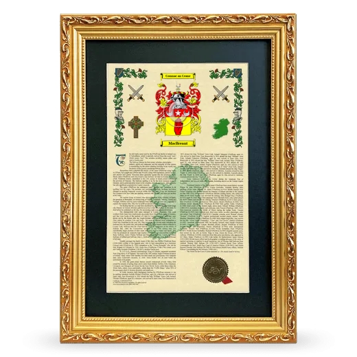 MacBreant Deluxe Armorial Framed - Gold