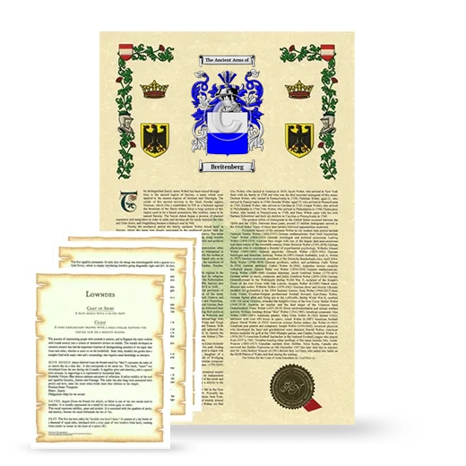 Breitenberg Armorial History and Symbolism package