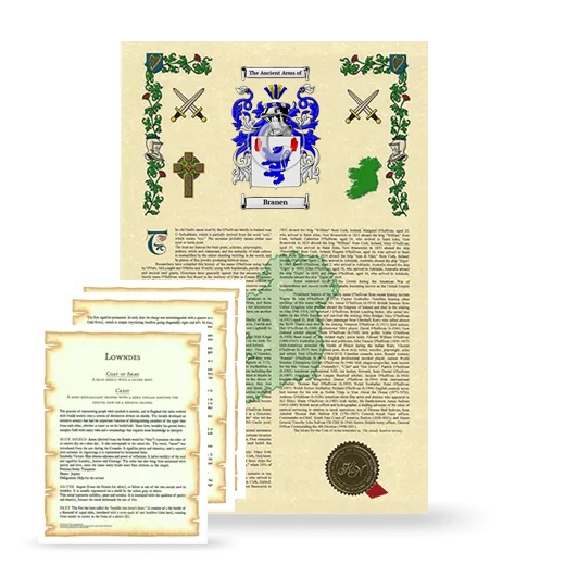 Branen Armorial History and Symbolism package